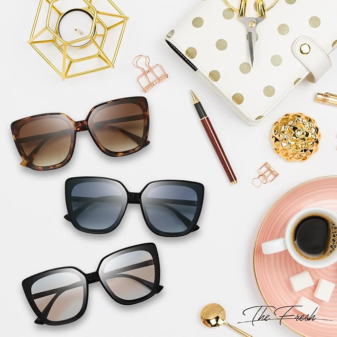 The Fresh Classic Crystal Elegant Women Beauty Design Sunglasses Gift Box