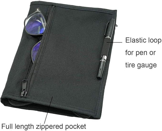 Car Glove Document Registration and Insurance Card Purse Holder,Coin Holder,Organizers and Storage,Car Stuff Interior Essentials Gadgets Vehicle Accessories