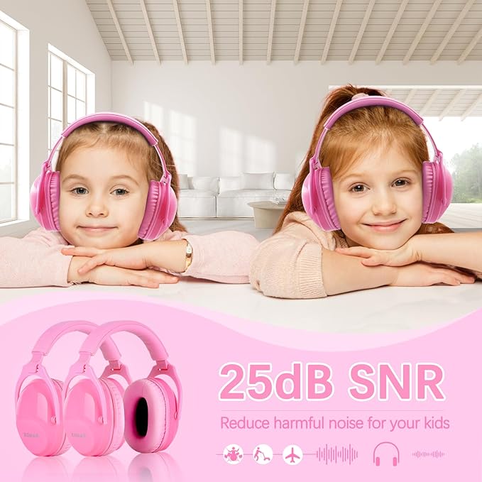 ZOHAN Kids Ear Protection 2 Pack,Kids Noise Canceling Headphone for Concerts, Monster Truck, Fireworks
