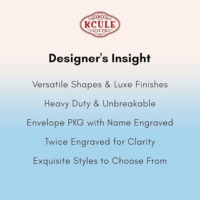 Customized Stainless Steel Luggage Tags: Personalize Your Suitcases, Backpacks, and Bags with Your Text (Blue)