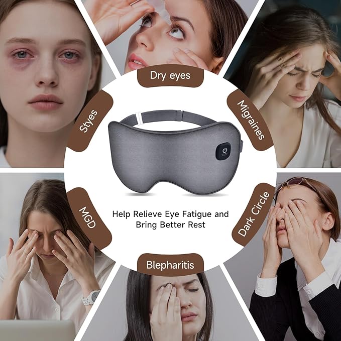 Eye Mask Cool Heat Eye Heated Eye Mask Intelligent Dual Modes, A New Eye ExperienceBirthday Gifts for Women Men
