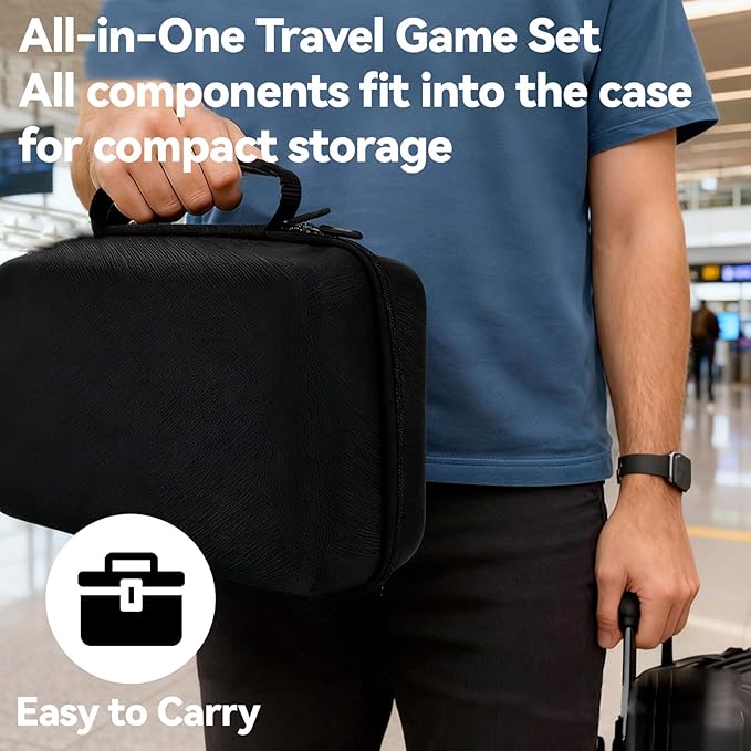 Upgraded Rummy Cube Game Set 6 Plays with 6 Wooden Holders and 162 Rummy Tiles, Travel and Family Board Game for Adults and Kids Age 8+,Birthday Gifts for Women Men Dad Mom