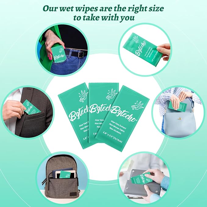 200 Pack Wet Wipes Individually Wrapped,Travel Size Wipes Bulk,Aloe Vera Hand Wipes for Women Quick Hand Cleaning,Individual Wet Wipes Bulk for Travel Wedding Restaurant Barbecue Homeless