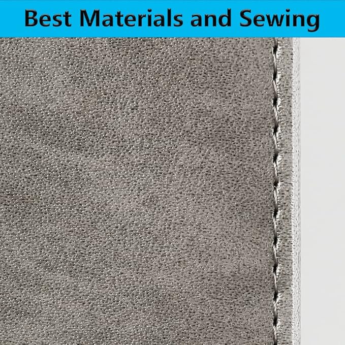 Passport Holder Cover Wallet RFID Blocking Leather Card Case Travel Accessories for Women Men (#Grey)