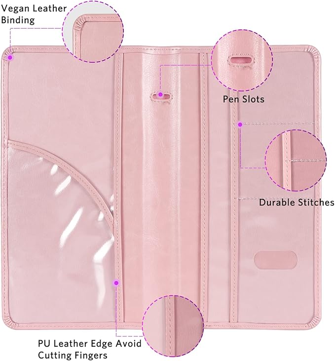 CoBak Car Registration and Insurance Holder - Vehicle Glove Box Car Organizer, Auto Truck Comparment Accessories Case with Magnetic Closure for Essential Document, Driver License, Cards