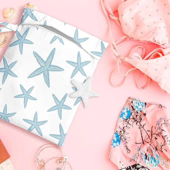 2 pieces Wet bag, wet dry bag, swimsuit, travel, beach, pool, diapers, Dirty Yoga gym clothes, Beach bag Bee flower Sunflower Decor Sunflower gifts for women.