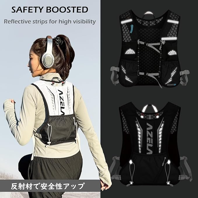 TRIWONDER Hydration Running Vest Lightweight Water Backpack Pack for Men Women Hydration Water Pack for Cycling, Running, Hiking, Biking