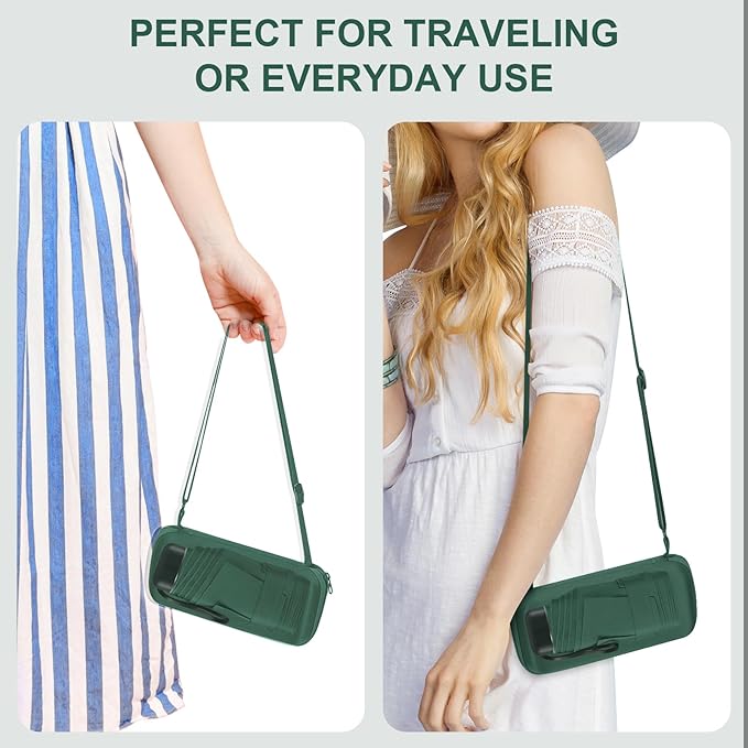 LEAGERA Compact Travel Umbrella with Case - Mini Umbrella for Purse, Small Lightweight &Tiny Design Perfect for Parasol Outdoor Sun&Rain Umbrellas