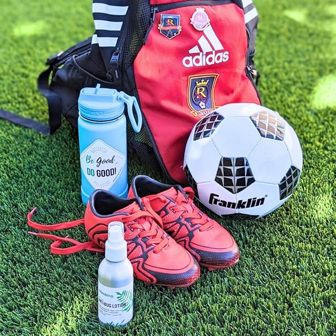 Mambino Organics Anti-Bug Lotion, DEET-Free, Organic Bug Repellent with Essential Oils, Nourishing Travel-Size Lotion for Babies, Kids, Adults, Safe for Camping, Outdoors & Sensitive Skin, 4oz