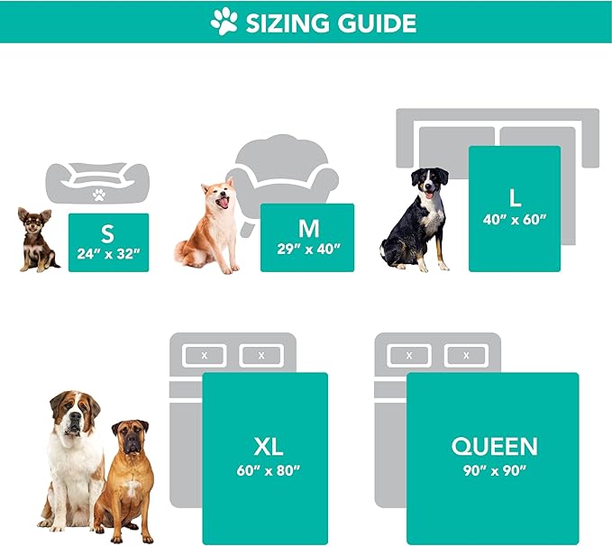 PetAmi Dog Blanket for Medium Large Dogs, Pet Bed Blanket Cat Puppy Kitten, Fleece Furniture Couch Cover Protector Sofa Car, Soft Sherpa Dog Throw Plush Reversible Washable, 40x60 Black