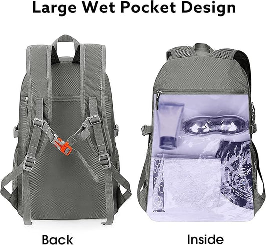 G4Free 40L Lightweight Packable Hiking Backpack, Waterproof Travel Daypack