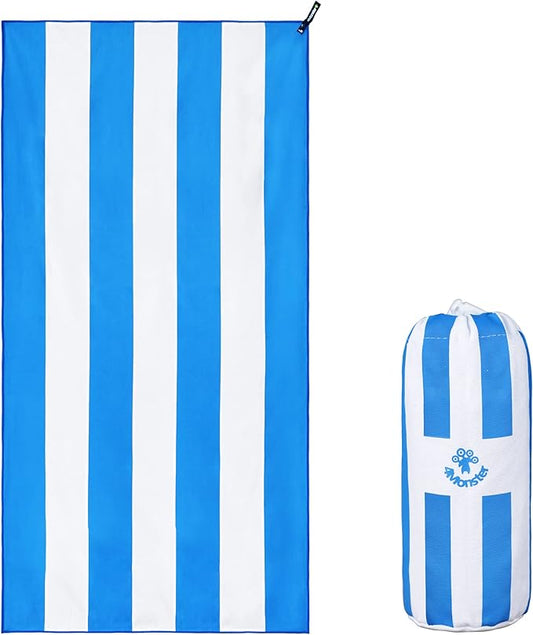 4Monster Microfiber Beach Towel Quick Dry,Super Absorbent Lightweight Travel Towel for Swimmers, Sand Free Camping Towel, Beach Towels for Pool,Swim,Water Sports,Yoga