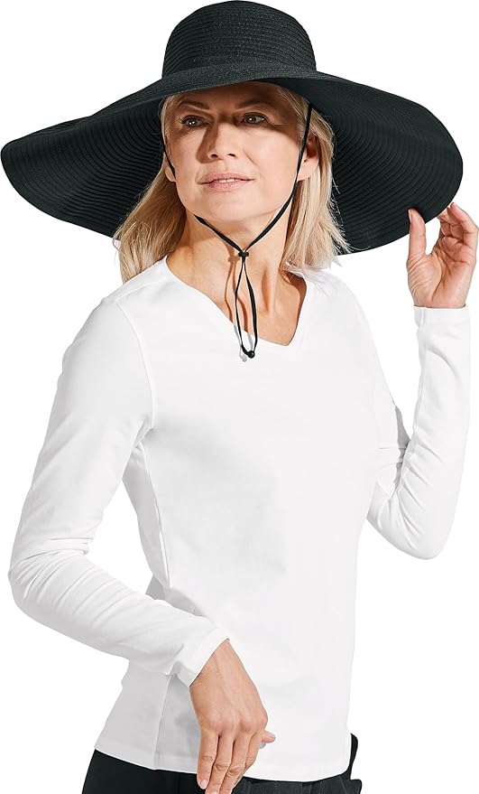 Women's Ultra Wide Sun Hat - UPF 50+ Sun Protection - Shelby