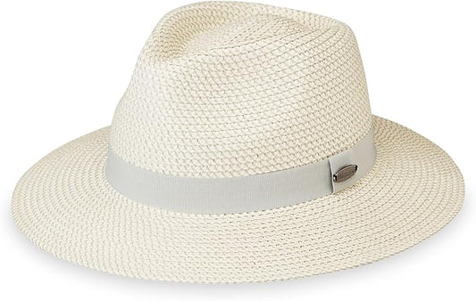 Wallaroo Hat Company Charlie Fedora – UPF 50+ UV Protection Sun Hat, Wide Brim, Adjustable, Packable, Women & Men, 2 Sizes
