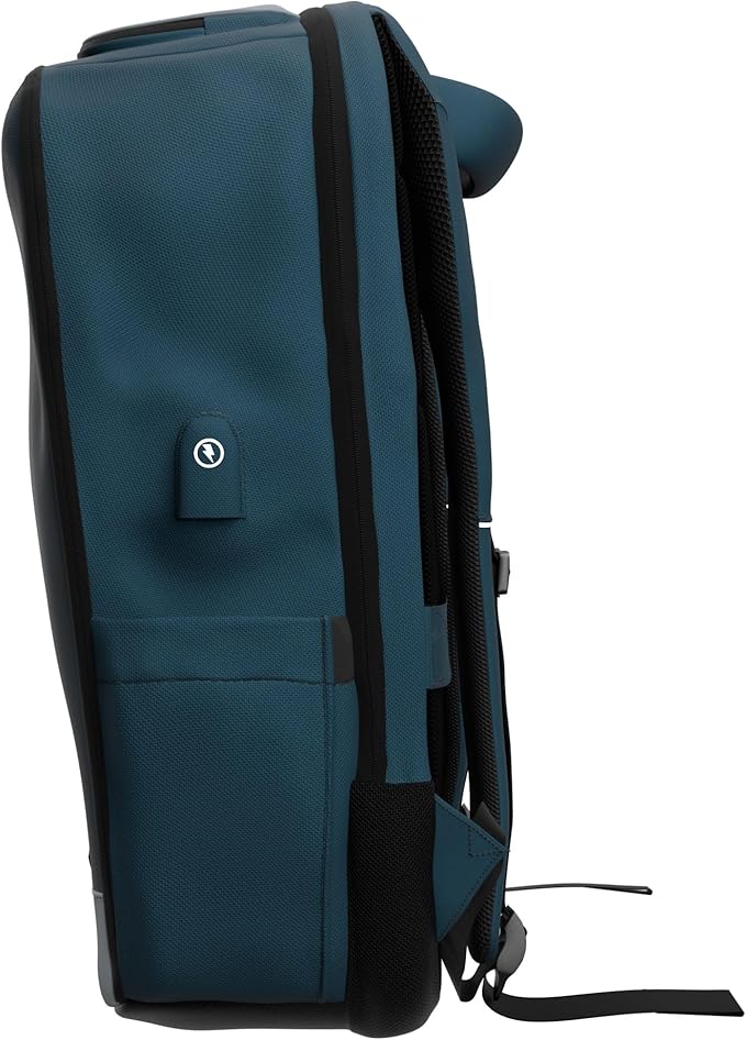 Zion Cases Slab Case Backpack with Slab Case 2GO Graded Card Case; Fits PSA, BGS, HGA, SGC, and CSG Graded Card Slabs; Ideal Travel Storage Solution; (Navy)