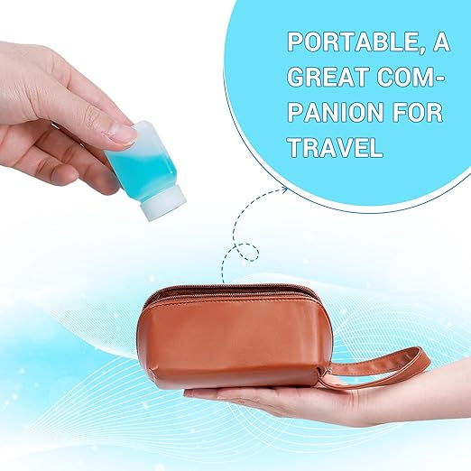 1oz Leak Proof Plastic Bottles with Caps, Laboratory Reagent Bottle, Reusable Small Pill Storage Containers for Travel, Classrooms, Home (6 pack translucent)