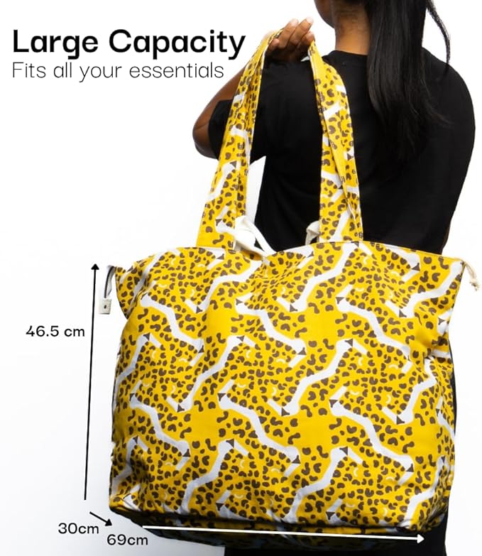 Salt Earth Large Beach Bag for Women, Extra Large Travel Tote With Pockets, Weekender Tote Bag For Women, Oversized Carry