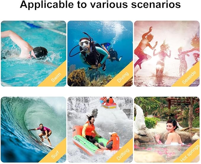PULUZ Diving Waterproof Phone Case, Underwater Snorkeling Diving Case for iPhone 16 Pro Max, [130ft/40m] Professional Scuba Dive Waterproof Cover Photo Video Taking Housing