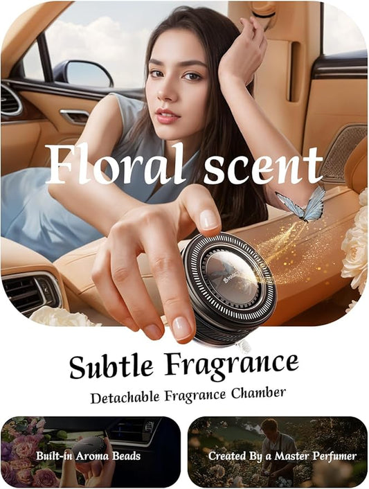 MAGIC JOHN Car Phone Holder for Magsafe [2-in-1 Fragrance Diffuser & Magnetic Phone Holder] 360° Adjustable Car Phone Mount, Phone Holders for Your Car for iPhone 17 Pro Max 16 15 14 13 12 Air Plus