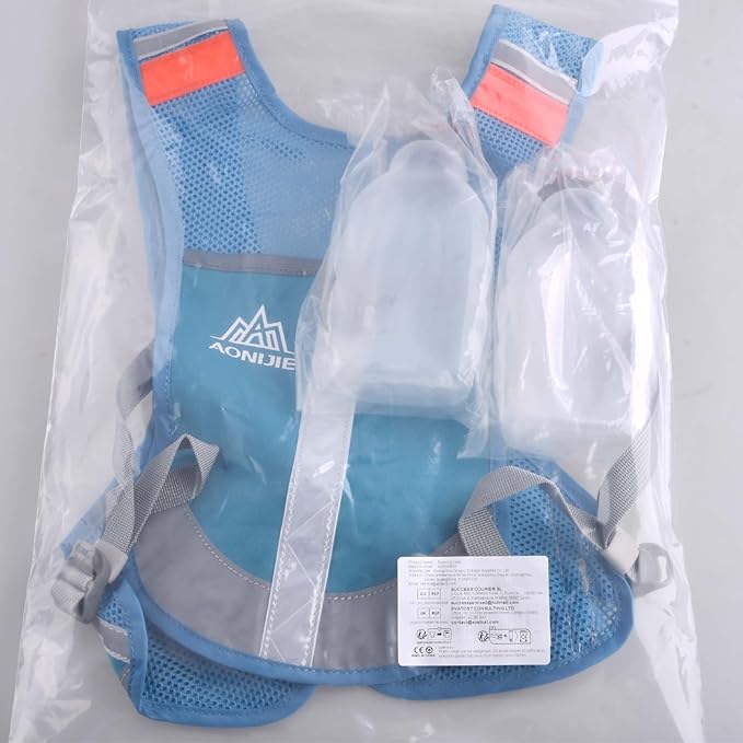 Azarxis Running Water Bottles Flask BPA Free Leakproof Hydration Vest Packs Waist Belt Replacement for Triathlon Marathon Hiking Cycling Climbing Runner
