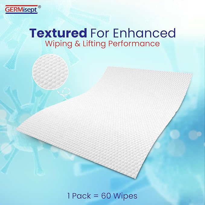 Germisept Antibacterial Hand Sanitizing Wipes Bulk Buy ((50 Count x 3 Pack = 150 Wipes))