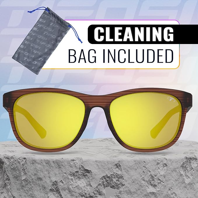 Swank Sport Sunglasses - Tangle Free - Ideal For Cycling, Golf, Hiking, Pickleball, Running and Great Lifestyle Look