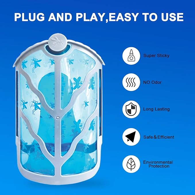 BAIMNOCM 33 Pack Refills Cartridge Compatible with Flying Insect Trap Refill M364 M364A and Max,White