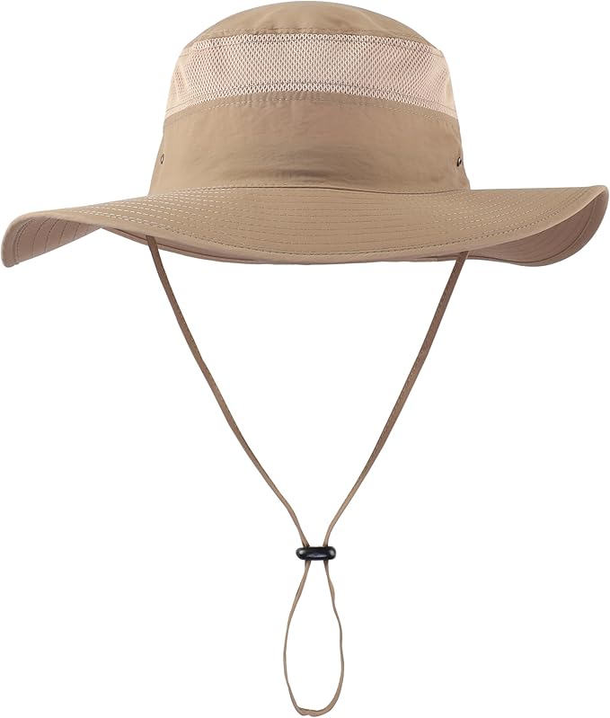 Home Prefer UPF 50+ Men's Sun Hat Wide Brim Bucket Hat UV Protection Hat for Mens Womens Beach Safari Gardening Golf Fishing