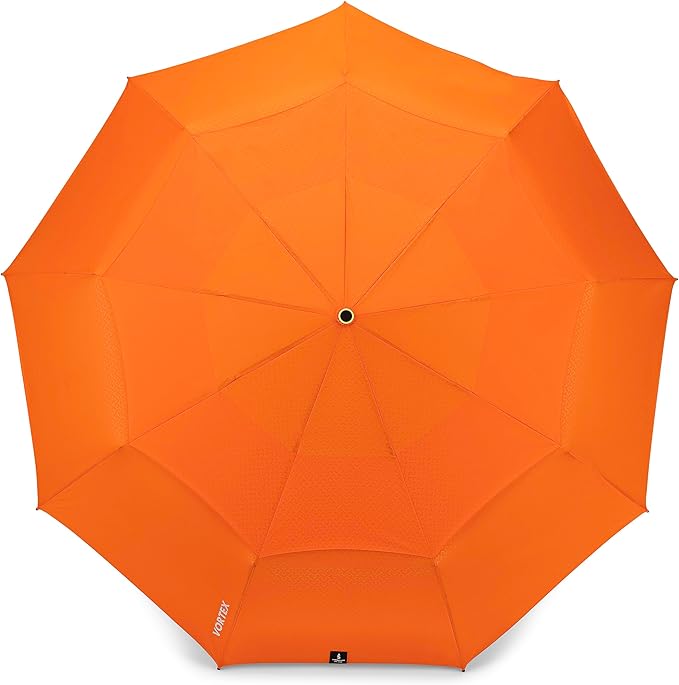 ShedRain Vortex V2 Automatic Compact Folding Windproof Travel Umbrella – Rain & Windproof Vented Double Canopy – Protect from Rain, Sun & Wind - Wind Tunnel Tested to 75 mph