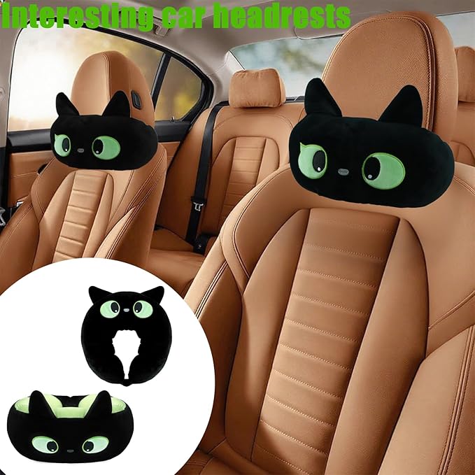 Travel Pillow for Kids & Adults Car Neck Pillow Memory Cotton U-Shaped Neck Pillow Soft Head Support Travel Accessories for Airplane Car Train Bus