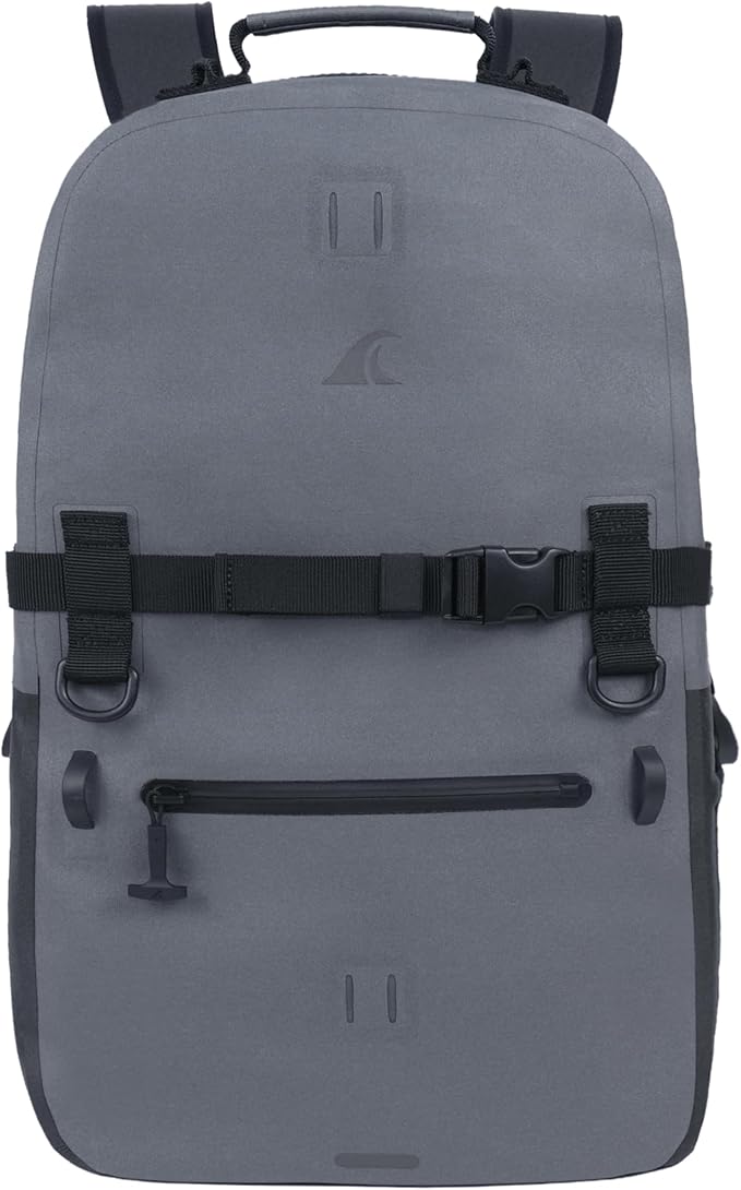 Breakwater Supply™ Waterproof IP68 Submersible Backpack with Airtight Zippers | Laptop Travel Outdoors | Fogland 25L 20L 15L