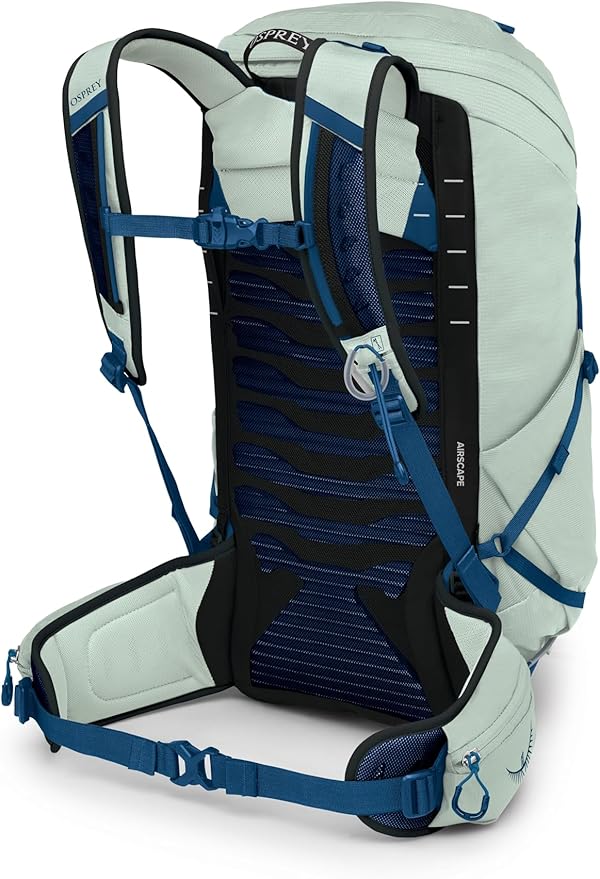 Osprey Talon 26L Men's Lightweight Hiking Backpack - Daypack for Travel & Camping, Frosty Mint Green/Night Shift