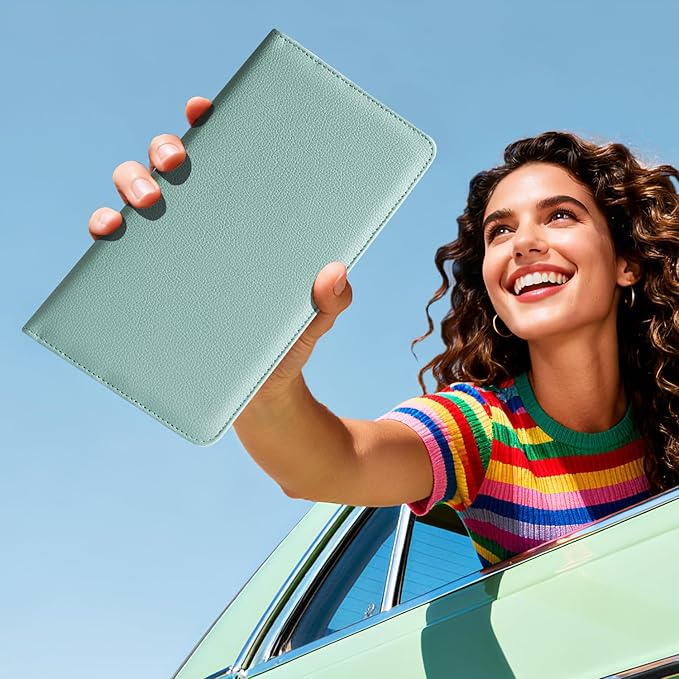 CoBak Car Registration and Insurance Holder - Vehicle Glove Box Car Organizer,Auto Truck Comparment Accessories Case with Magnetic Closure for Essential Document,Driver License,Cards