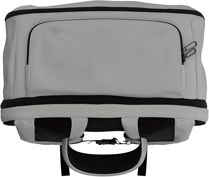 Zion Cases Slab Case Backpack with Slab Case 2GO Graded Card Case; Fits PSA, BGS, HGA, SGC, and CSG Graded Card Slabs; Ideal Travel Storage Solution; (Gray)