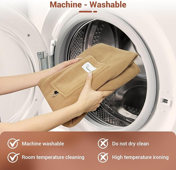 Dog Carrier Sling,Indoor Comfort Adjustable Cat Sling Carrier,with Front Pocket and Seat Belt Dog Carriers for Small Dogs Machine Washable,Suitable for Family Outdoor Use (Large, Khaki)