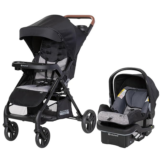 Baby Trend Passport Cargo Travel System (with EZ-Lift™ Plus Infant Car Seat), Black Bamboo