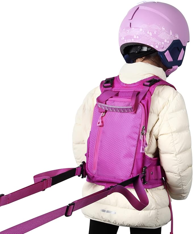 skiguard Ski Harness Trainer for Kids: Helping Toddler Learn to Ski with Support, Child Ski Harness with Backpack for Age 2-8