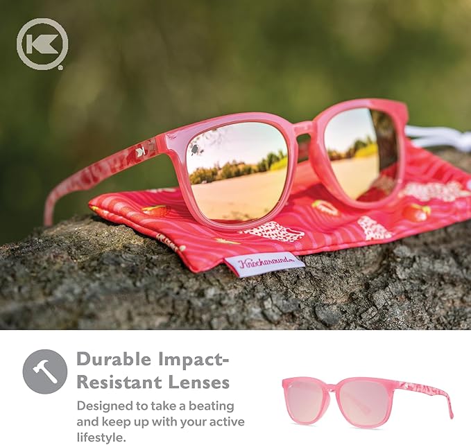 Knockaround Paso Robles Polarized Sunglasses for Women & Men - Impact Resistant Lenses & Full UV400 Protection