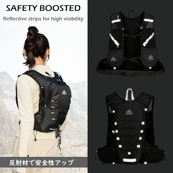 TRIWONDER Hydration Running Vest Lightweight Water Backpack Pack for Men Women Hydration Water Pack for Cycling, Running, Hiking, Biking