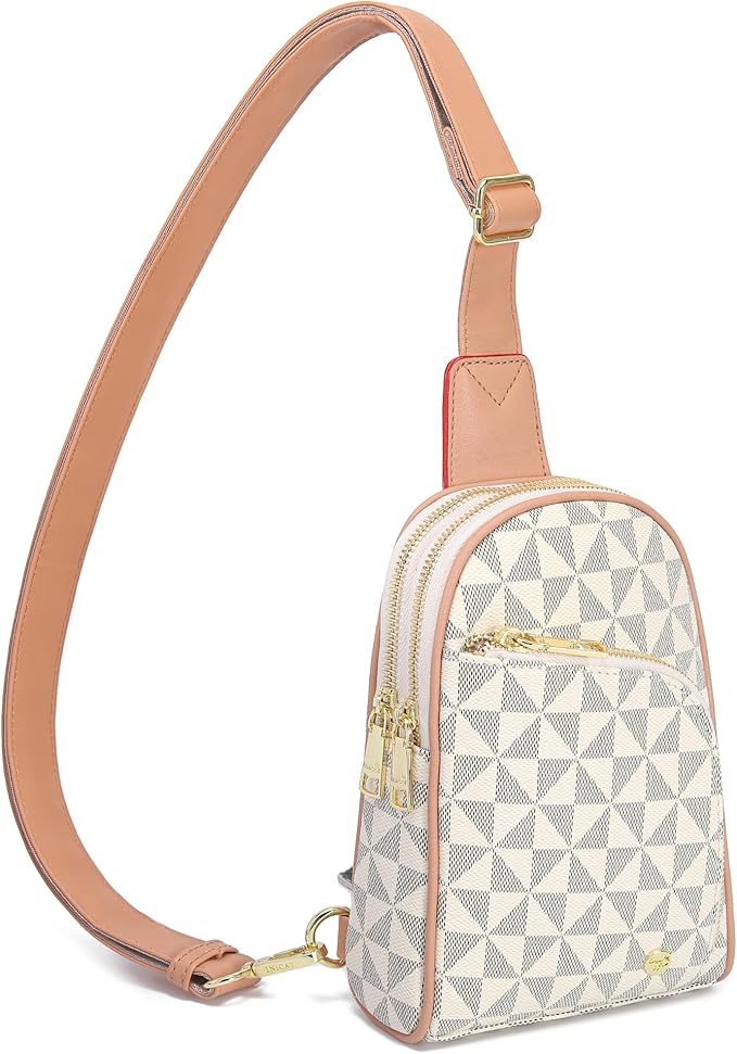 INICAT RFID Blocking Sling Bag Anti Theft Crossbody Bags Women Valentine's Day Gifts Travel Purses Vegan Leather