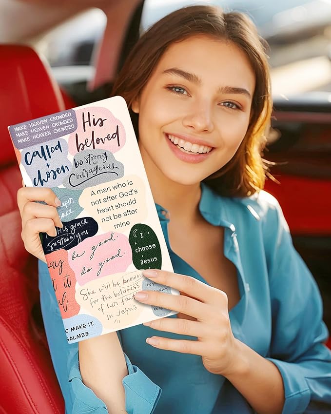 Slohif Car Registration and Insurance Card Holder with Magnetic Shut - Vehicle Glove Box Organizer Women Leather Automobile License Holders Coasters Auto Accessories Case for Document,Art