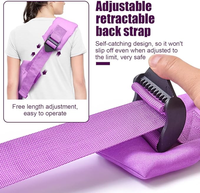AOFOOK Dog Cat Sling Carrier Adjustable Padded Shoulder Strap with Large Zipper Pocket & Mesh Pocket for Outdoor Travel