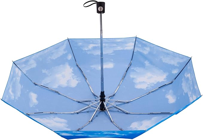 Goothdurs Automatic Mini Travel Windproof Umbrella Compact Auto Open/Close Small Lightweight Folding Rain Umbrellas for Women Men