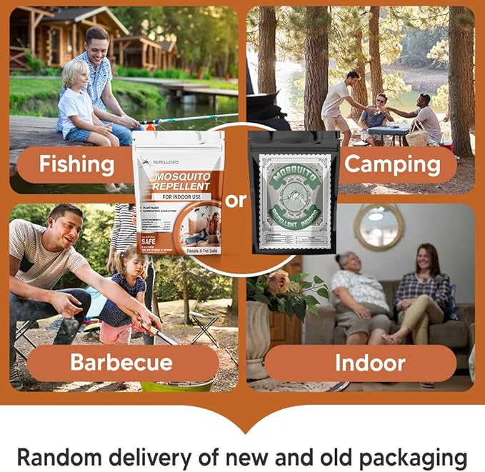 Mosquito Repellent Outdoor for Patio, Mosquito Barrier, Mosquito Repellent Indoors, Mosquito Deterrent, Natural Mosquito Repellant, Mosquito Control, Outdoor Mosquito Repellant -8P