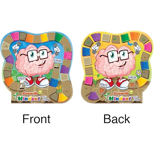 Really Good Stuff Growth Mindset Trail Game, Mindful Activities & Excercises to Grow Emotional Strength, Promote Growth Mindset, Focus, & Well Being