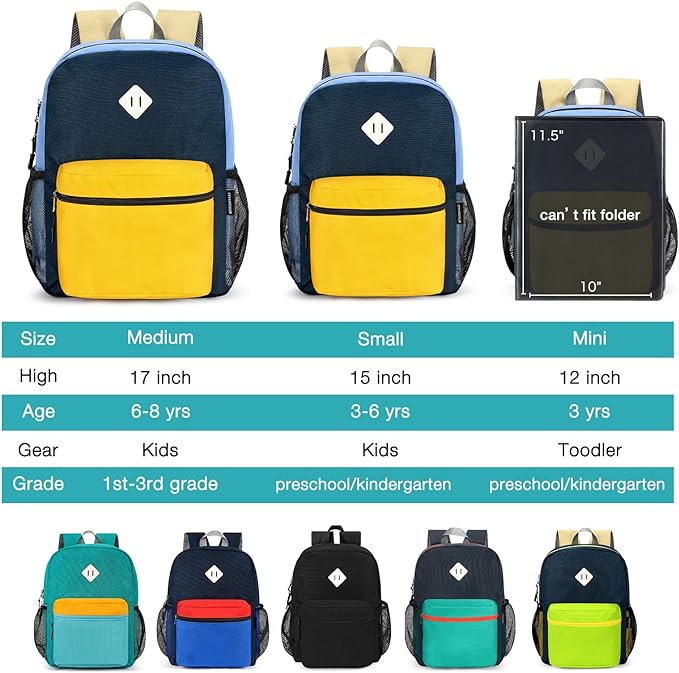 STEAMEDBUN Kids Backpack for Boys,Kindergarten Backpack for Toddler Boys Age 3-6
