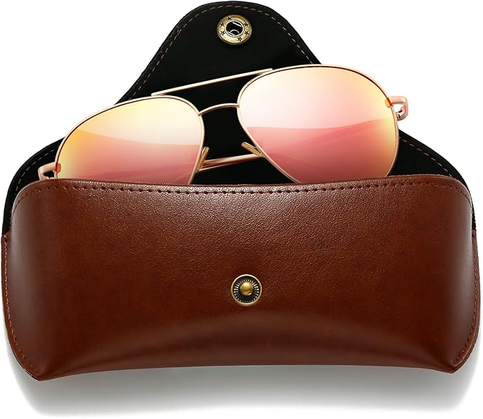 SUNGAIT Women's Lightweight Oversized Aviator Sunglasses - Classic Style Polarized Lens