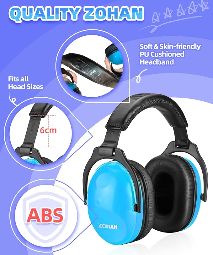 ZOHAN 030 Kids Noise Cancelling Headphones for Autism Kids Ear Protection