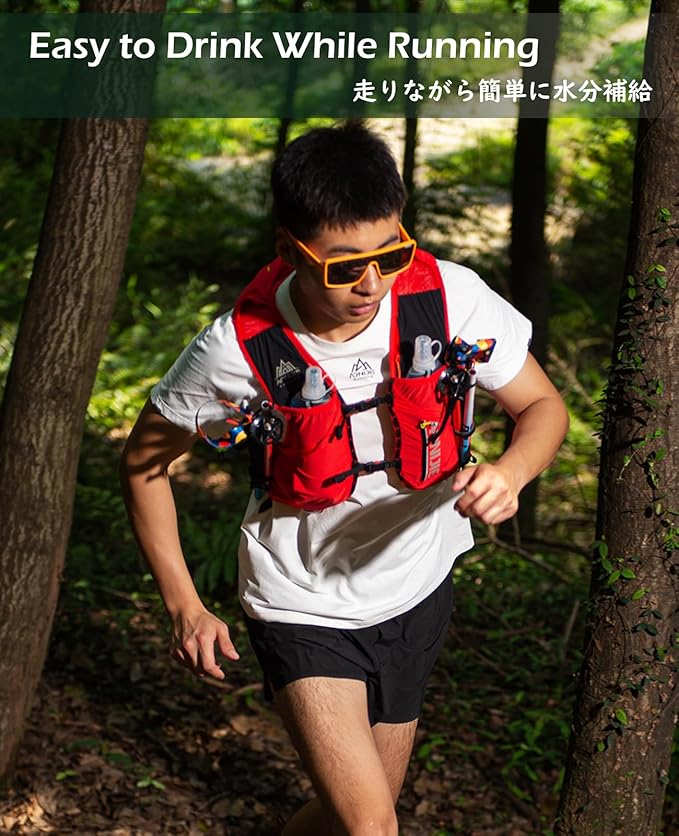 TRIWONDER Hydration Vest 2.5L Ultra Trail Running Backpack Hydration Pack Marathon Vest Lightweight Outdoor Hiking Cycling Daypack
