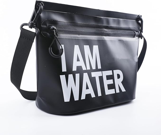 Ywmsfl Waterproofs Storage Bag Portable Travel Handbag With Zipper Large Capacity PVC Swimming Pouches For Outdoor Sport Portable PVC Swimming Pouch
